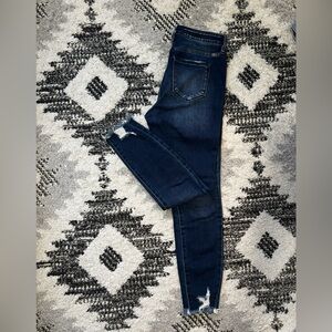 Kancan distressed hem